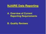 NJAIRE Data Reporting - slide 1