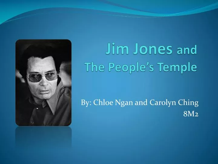 jim jones and the people s temple