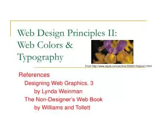Web Design Principles II: Web Colors &amp; Typography