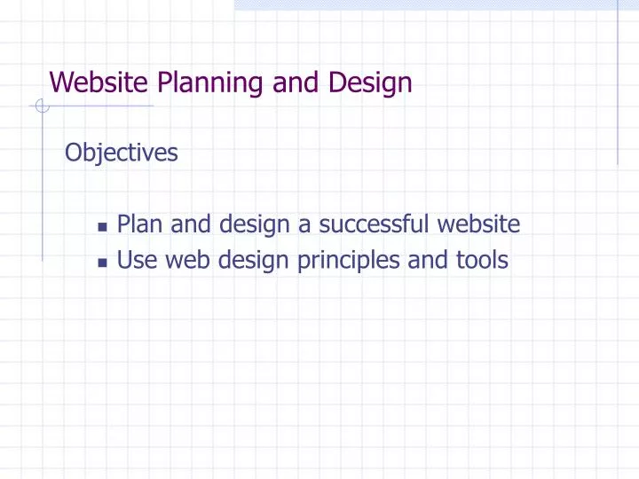 website planning and design