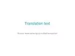 Translation text - slide 1