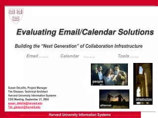 Evaluating Email/Calendar Solutions