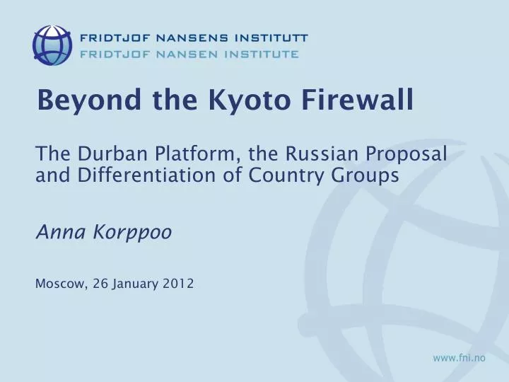 beyond the kyoto firewall