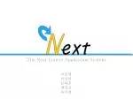 The Next Course Application System - slide 1