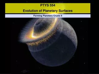 Forming Planetary Crusts II