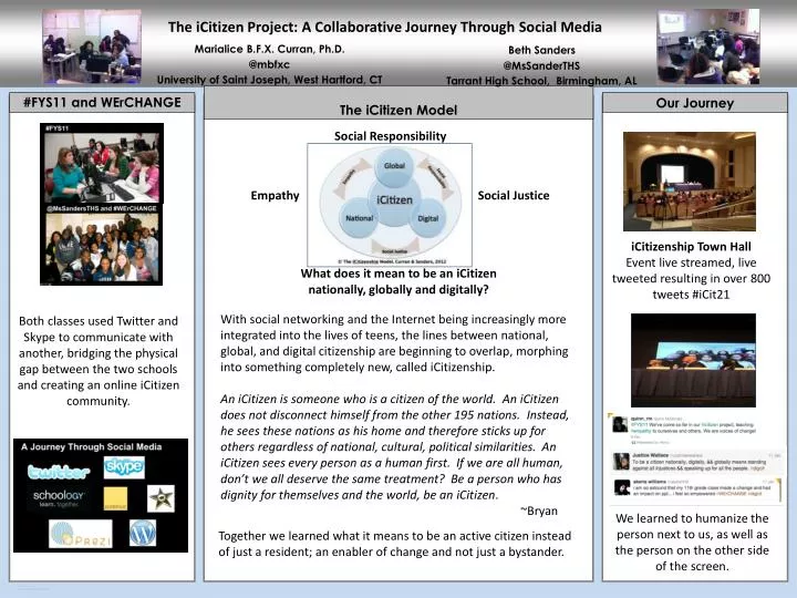 the icitizen project a collaborative journey through social media