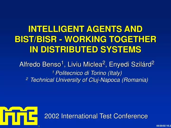 intelligent agents and bist bisr working together in distributed systems