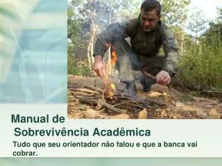 manual de sobreviv ncia acad mica