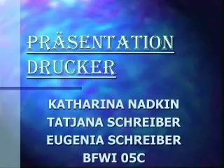 pr sentation drucker