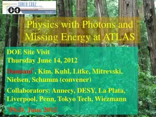 Physics with Photons and Missing Energy at ATLAS