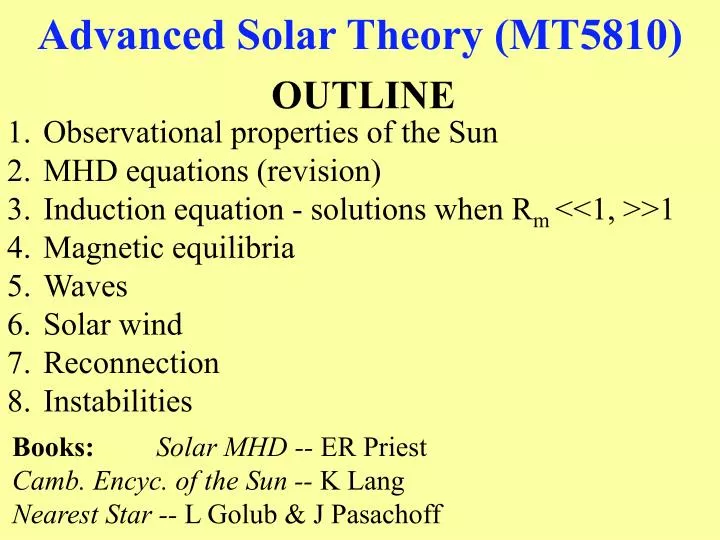 advanced solar theory mt5810