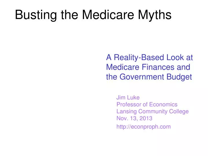 busting the medicare myths