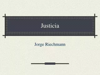 justicia