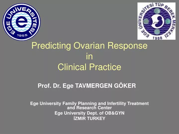 predicting ovarian response in clinical practice