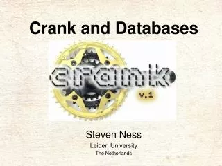 Crank and Databases