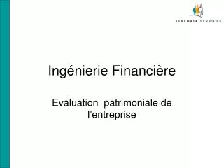 ing nierie financi re
