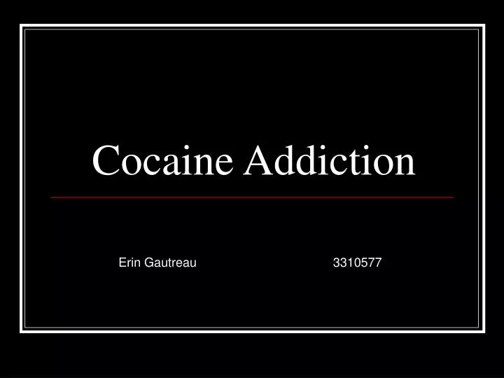 cocaine addiction