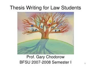 Thesis Writing for Law Students