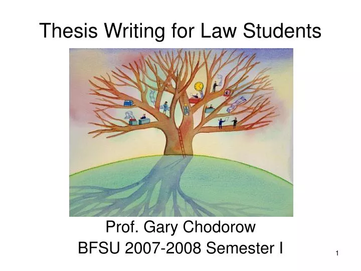 thesis writing for law students