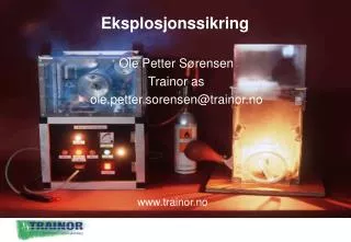eksplosjonssikring