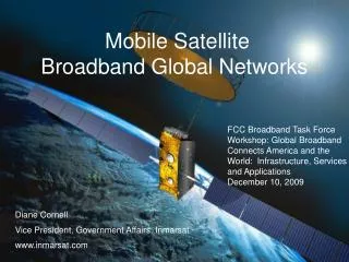 Mobile Satellite Broadband Global Networks