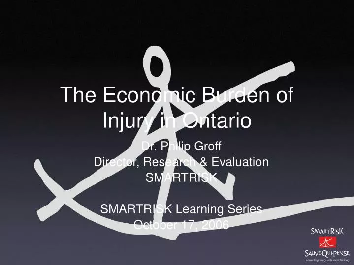 the economic burden of injury in ontario