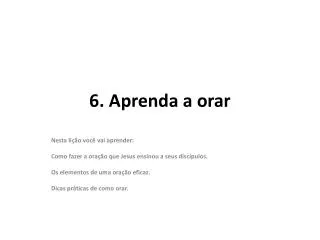 6 aprenda a orar