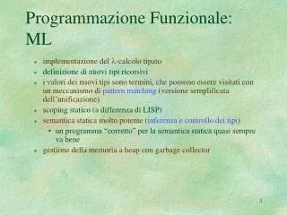 programmazione funzionale ml