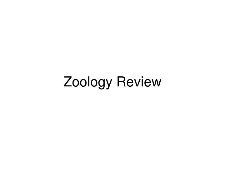 zoology review