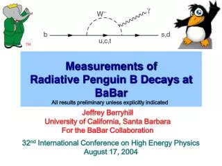 Measurements of Radiative Penguin B Decays at BaBar