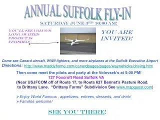ANNUAL SUFFOLK FLY-IN