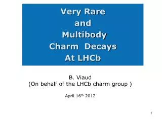 Very Rare and Multibody Charm Decays At LHCb