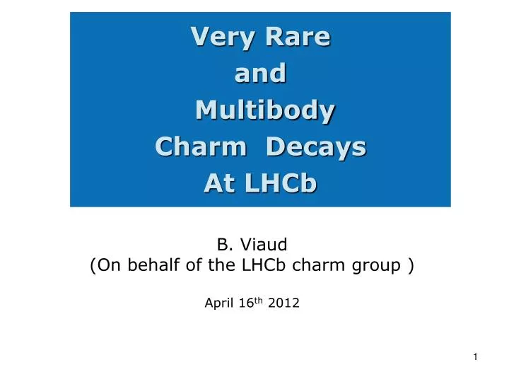 very rare and multibody charm decays at lhcb