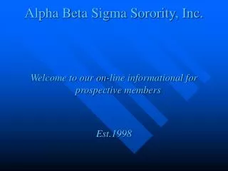 Alpha Beta Sigma Sorority, Inc.