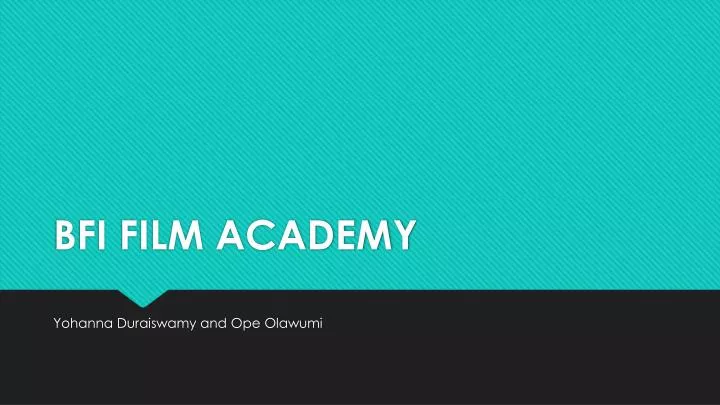 bfi film academy