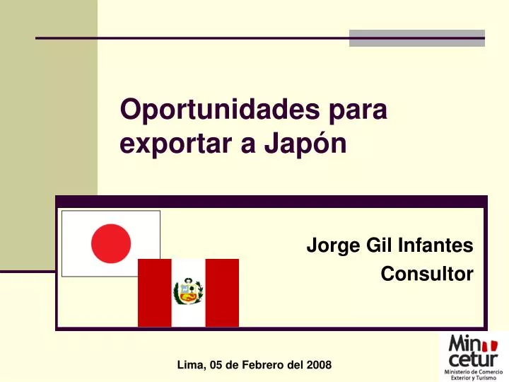 oportunidades para exportar a jap n