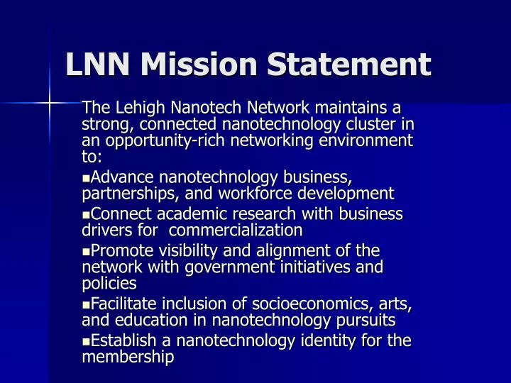lnn mission statement