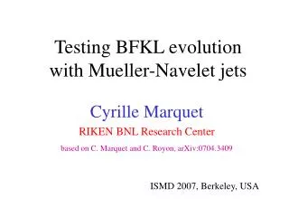 Testing BFKL evolution with Mueller-Navelet jets