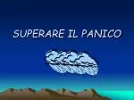 SUPERARE IL PANICO - slide 1