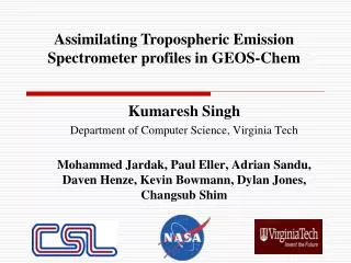 Kumaresh Singh Department of Computer Science, Virginia Tech