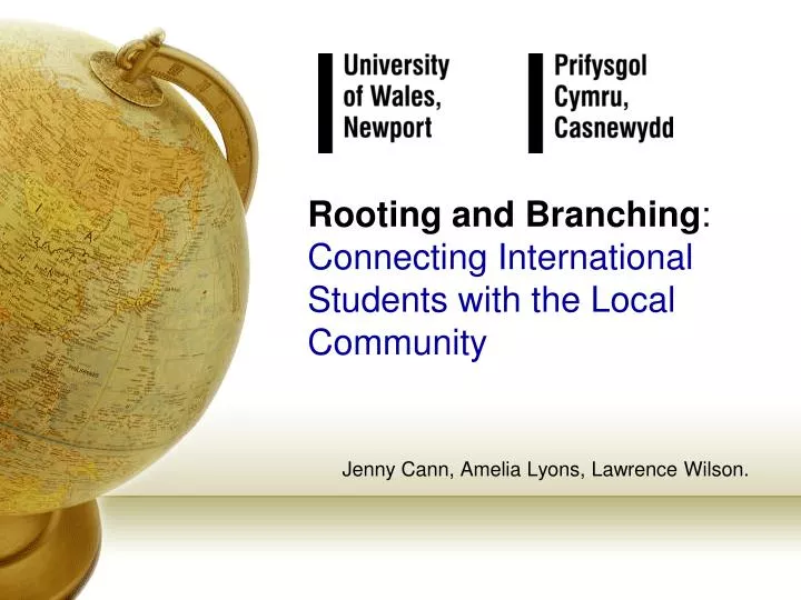 rooting and branching connecting international students with the local community