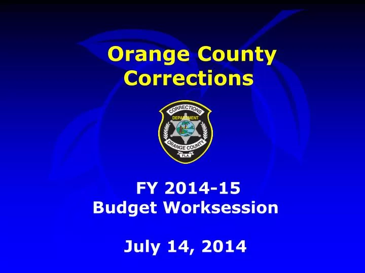 orange county corrections