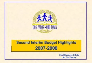 Second Interim Budget Highlights 2007-2008