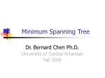 Minimum Spanning Tree - slide 1