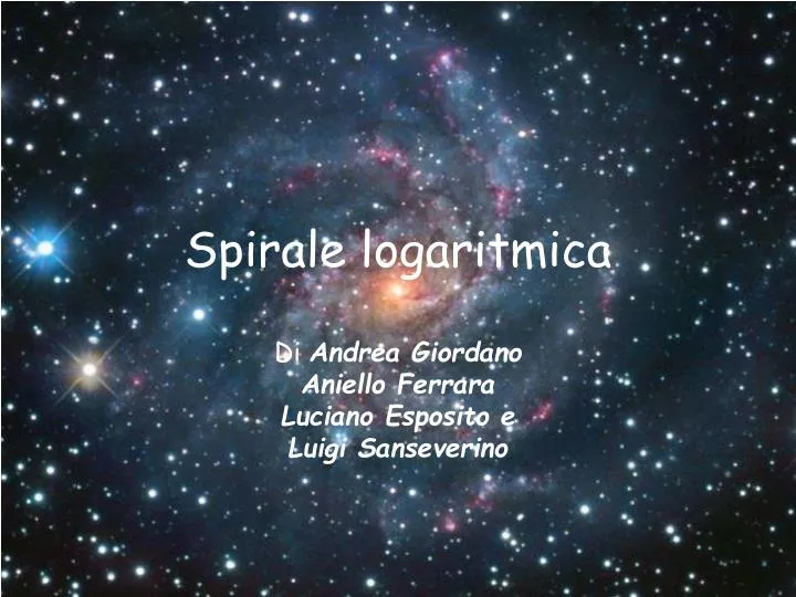 spirale logaritmica