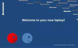 Welcome to your new laptop!