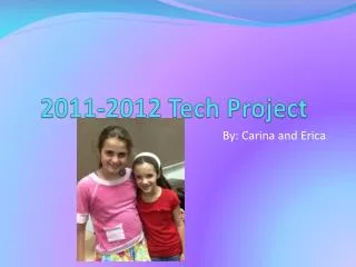 2011-2012 Tech Project