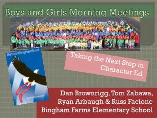 Boys and Girls Morning Meetings