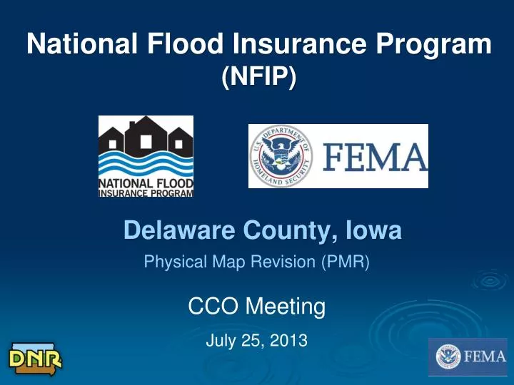national flood insurance program nfip delaware county iowa