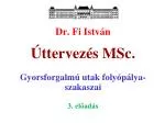 Úttervezés MSc. - slide 1